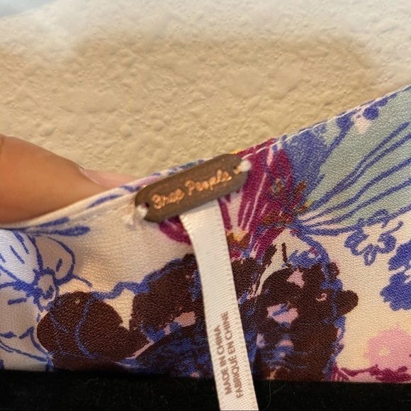 NWT Free People Purple Haze Printed Tunic XS - Picture 9 of 9